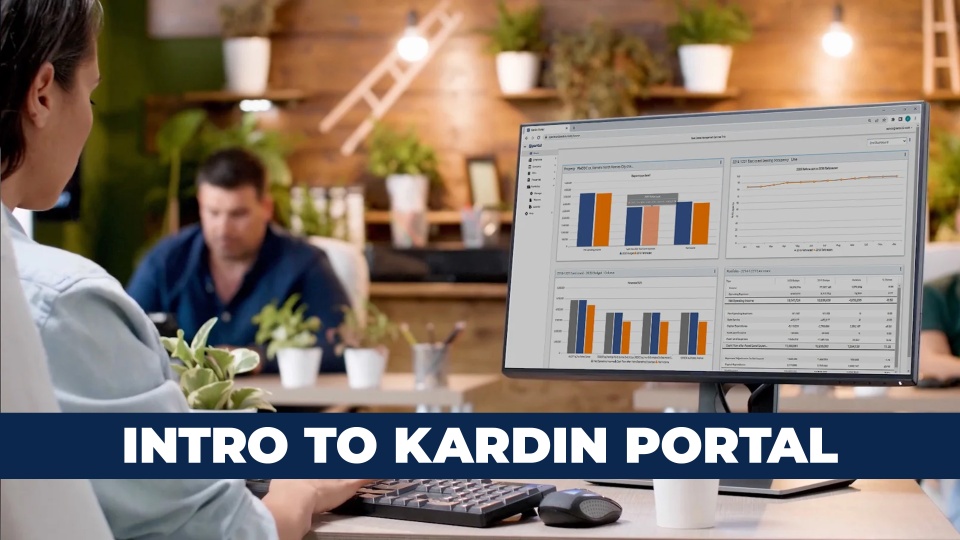 screenshot of Kardin Portal